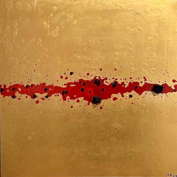 Acrilico, pietra lavica su tela
Acrylic, lava stone on canvas

70x70 cm
2022